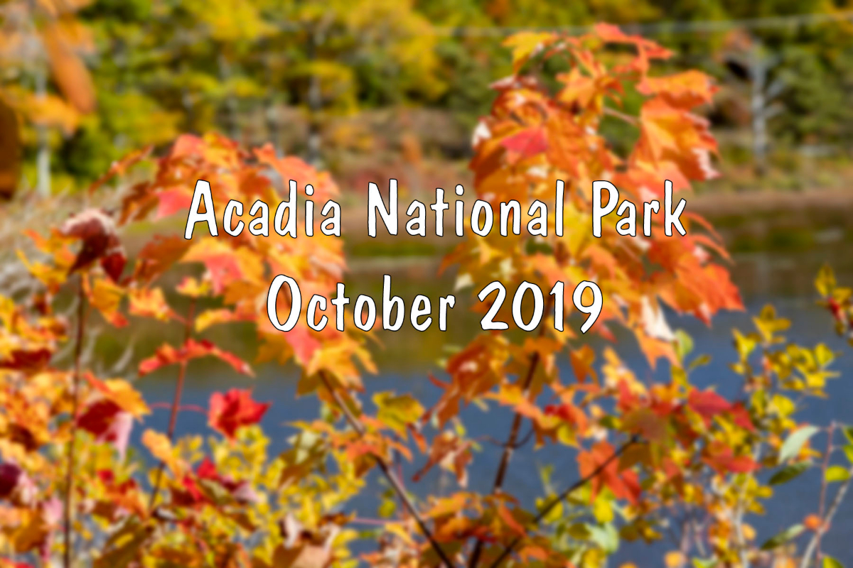 Acadia National Park, October 2019