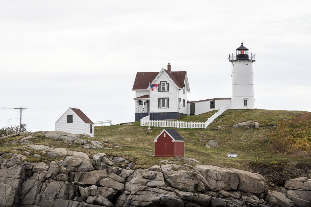 Shortly after arriving in Maine we started our picture taking at the Nubble Lighthouse on Cape Neddick. [C10R2082]