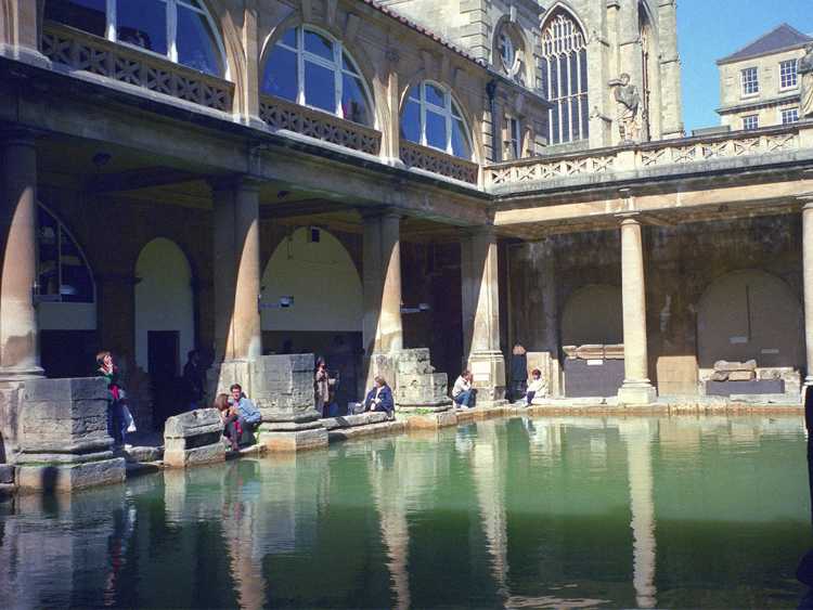 Roman Bath in Bath, England