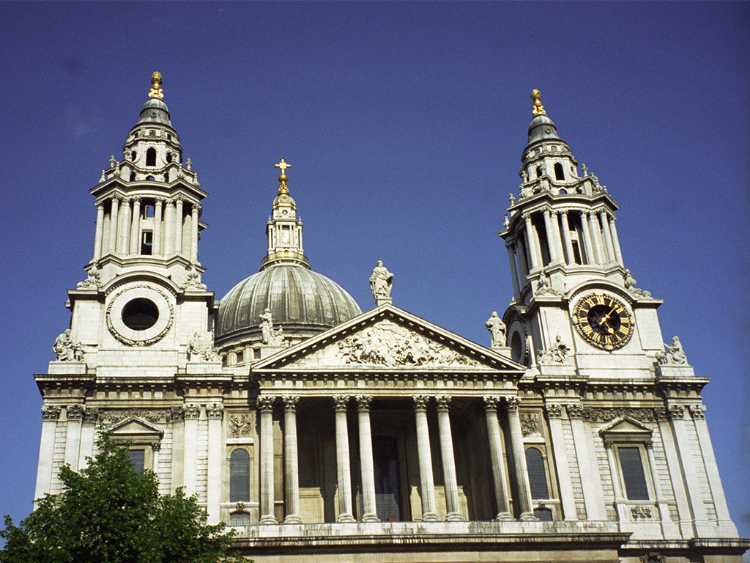 Saint Paul's cathedral in London