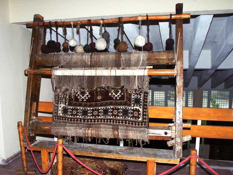 This old carpet loom is one of many very interesting exhibits in the small museum in Kars.