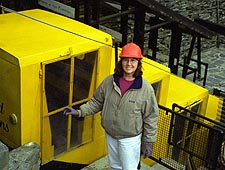 Geri at slate mine