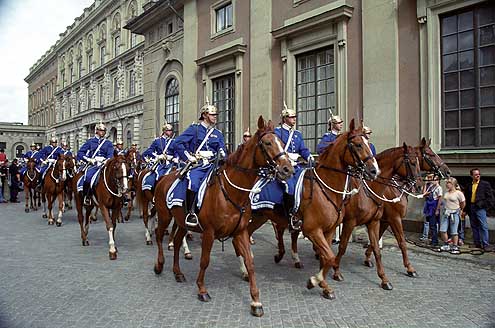 Changing of the guard in Stockholm