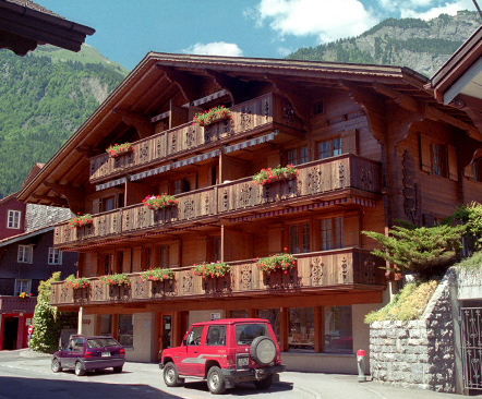 Typical swiss chalet