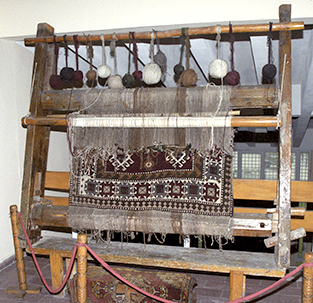 Carpet loom in Kars Museum