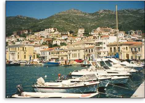 Samos harbor